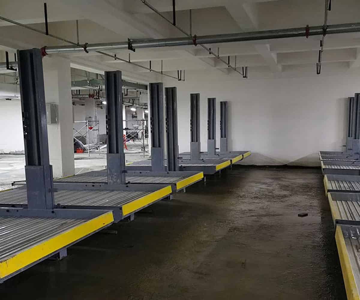 家用簡易式機(jī)械式停車庫安裝